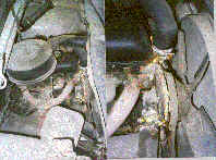 El motor, aunque ha perdido agua por la bomba, funciona. Despus de 10 aos ha arrancado (18/03/2000).
