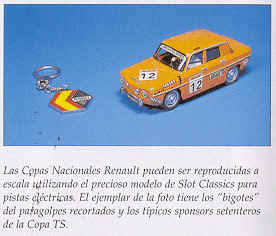 Renault 8 TS Slot Classics